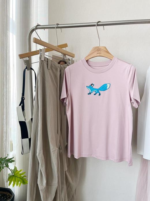 【防晒凉感】噢蜜ooomeooo狐狸🦊刺绣t 商品图12