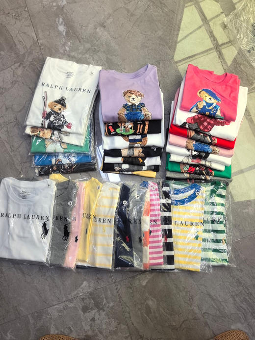 【团购】26年新品 3件随机组合来啦  2-12岁 RL童装短袖 T恤 杂款不挑色 选男童或女童 随机搭配3件发货 商品图7