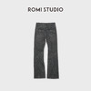 ROMI STUDIO“超模牛仔”新疆棉经典修身牛仔喇叭裤RWCAX87490 商品缩略图1