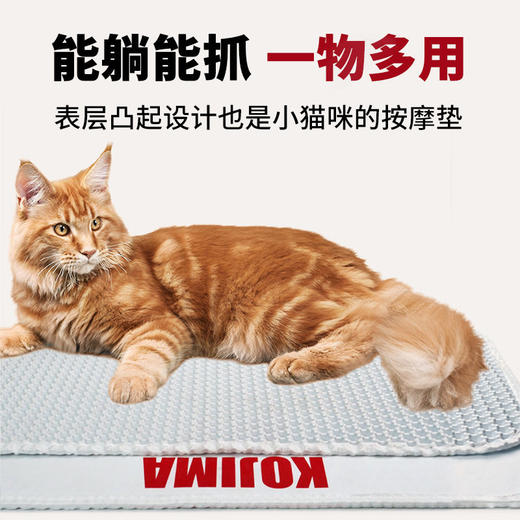 KOJIMA猫砂垫防带出猫砂盆防外溅垫子双层过滤漏控砂垫宠物猫咪用 商品图3