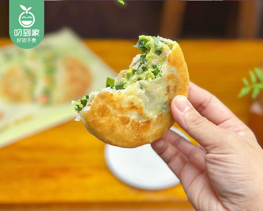小黄象韭菜鸡蛋虾仁三鲜馅饼/1包（80g*4片）生产日期：26年2月 商品图2