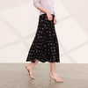三彩2026夏季新款松紧高腰碎花半身裙斜裁A字裙鱼尾裙浪漫长裙M 商品缩略图2