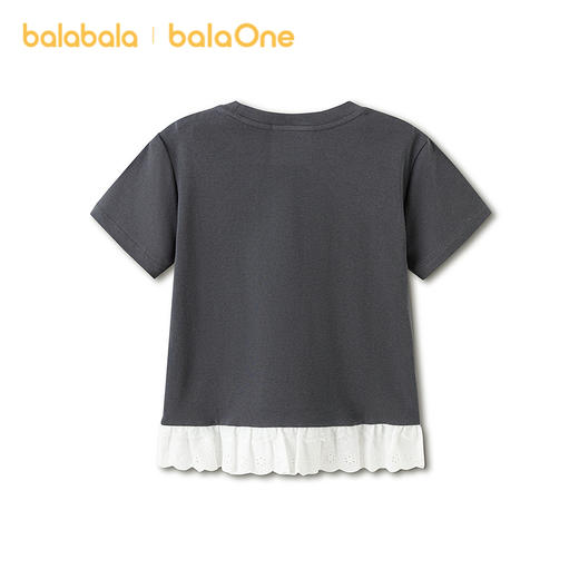 【balaOne】巴拉巴拉童装女童短袖t恤儿童2026新款夏装甜美上衣潮 商品图2