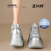 ZHR则则9CM内增高透气网面银色老爹鞋女厚底小个子运动休闲鞋夏季 商品缩略图1