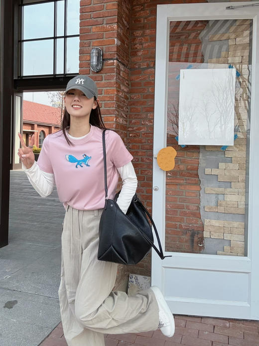 【防晒凉感】噢蜜ooomeooo狐狸🦊刺绣t 商品图10