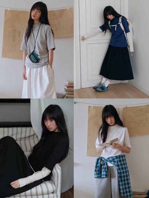 步履不停/6A18161C/半高领正肩T 商品图0