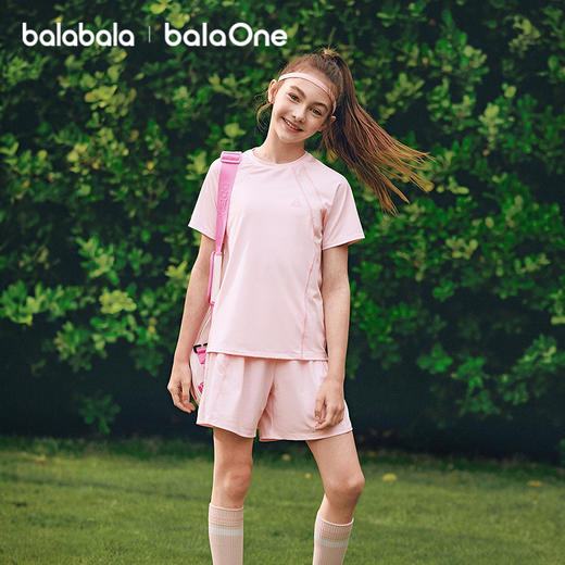 【balaOne】巴拉巴拉儿童短袖套装女童男童两件套2026新款夏防晒 商品图2