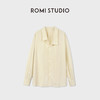 ROMI STUDIO“松弛随性”棉质舒适自在宽松不对称领衬衫 RWCAS65985 商品缩略图0