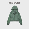 ROMI STUDIO阿苏特手工染全棉做旧洗水拉链连帽卫衣RWCAST5684 商品缩略图0