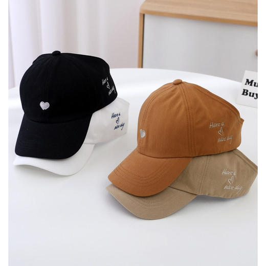 儿童帽子棒球女童可扎高马尾遮阳帽夏季防晒空顶鸭舌帽女宝太阳帽 商品图3