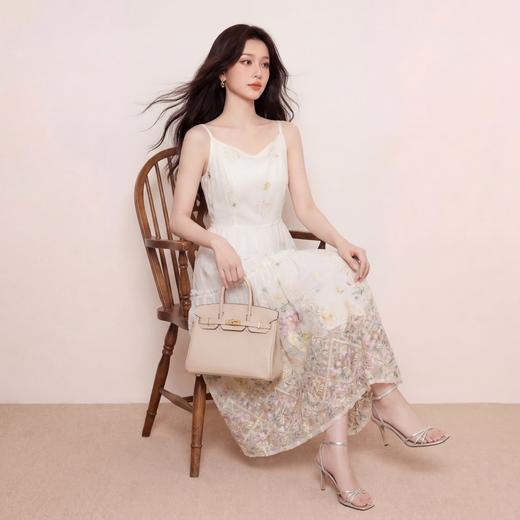 奢姿大码女装2026夏季减龄碎花无袖连衣裙胖妹妹甜美吊带时尚裙子9962854581 商品图4