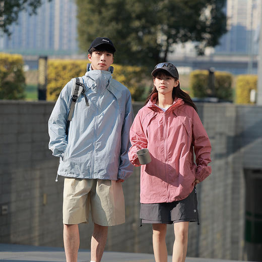 【猫人同厂】山系梭织防晒衣 UPF50+认证防晒 凉感黑科技 男女同款oversize版型 MR-YF2502 商品图5