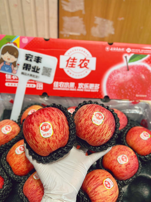 宏丰精选，佳农苹果 大品牌货 脆甜爽口，零售15.8元一斤 商品图5