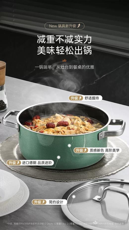 【6F】WMF德国原装进口奈彩米2.0汤锅（桉树绿） 商品图1
