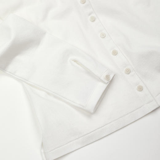 ROMI STUDIO“简约老钱”强捻长绒棉纱挺括翻领开襟上衣RWCSSG7535 商品图4