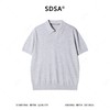 99011SDSA男装2026新款高贵轻奢慵懒风简约纯色翻领短袖T恤百搭时尚 商品缩略图3