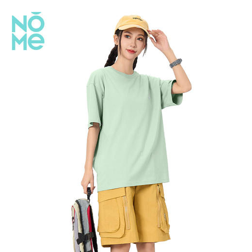 热卖！百搭无敌！【加购3件到手99元，单拍不发货】NOME 情侣款重磅休闲百搭纯棉T恤 宽松版型 亲肤舒适 多色可选 商品图9