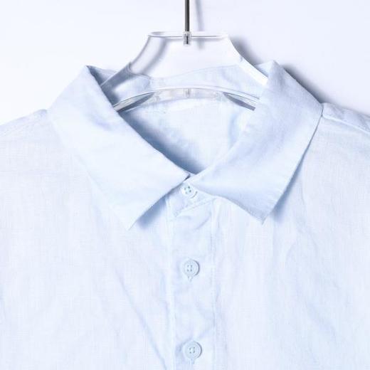 SDSA男装2026新款高贵轻奢老钱风纯色短袖衬衫百搭时尚套头上衣 商品图1