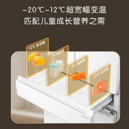 卡萨帝揽光五门506升MRA低氧窖藏超薄零嵌全自动制冰冰箱 揽光BCD-506WLCMD7MWFU1 商品图7