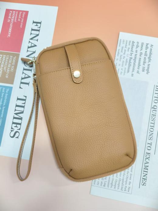 定制加长122cm背带【一包三用，手机包&零钱包&卡包】A级头层软牛皮，宽度12cm，长度18cm，厚度2.5cm，更适合大码人群，额外赠送一根短带，可以当手拎包，三层分隔 商品图13