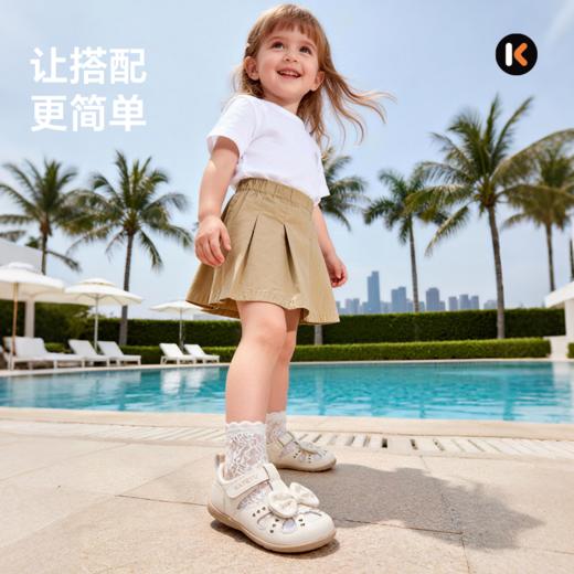 卡特兔婴幼儿学步鞋2026年夏季女童公主鞋小皮鞋防滑耐磨儿童凉鞋 商品图1