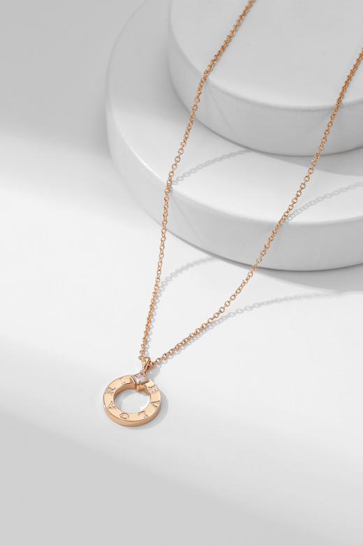 宝格丽 标志镌刻项链 圆饼 吊坠（XTY） 商品图7