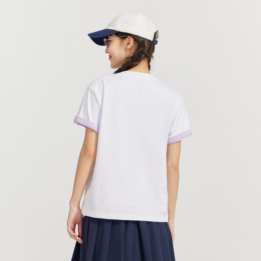 笛莎Deesha 2026年夏季新款青少年胸口刺绣小标T恤 商品图4