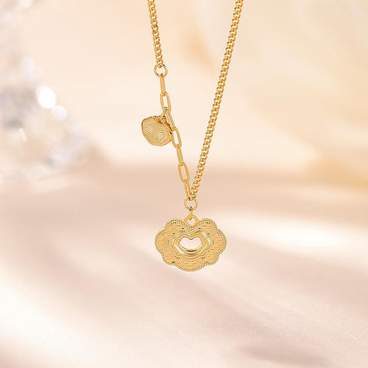 【如意人生】S925纯银镀金如意套链【CW-XL00522】 商品图1