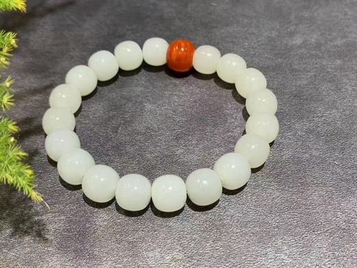 【御珠宫坊】羊脂白玉手串 商品图1