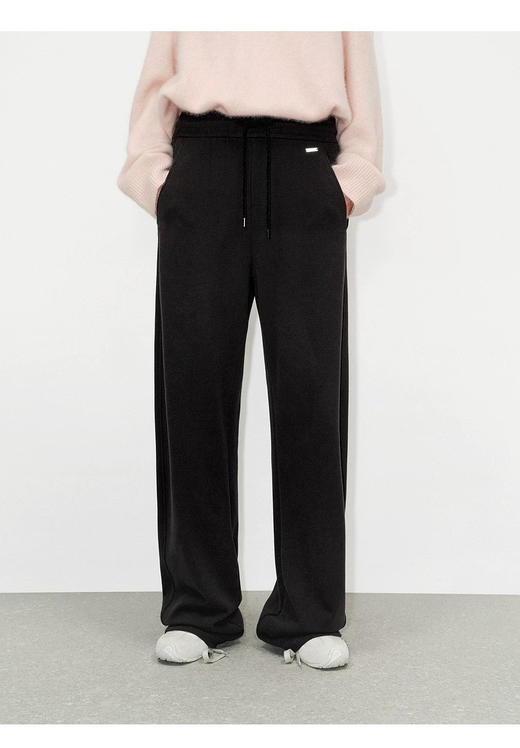 【秒杀价已调 直接拍】Moco 直筒 阔腿 抖抖裤 面料很垂 厚度春天将将好 商品图8