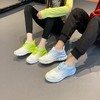 【幻彩渐变色男女款飞织鞋】一体飞织透气不闷脚 | 厚底增高显腿长 男女同款CP感拉满  减震软底久走不累 潮流渐变配色 商品缩略图5