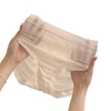【守护私密健康❗️轻奢冰丝面膜裤】花卉蕾丝拼接“精致叉减龄” 舒适高腰零東缚感！触感丝滑冰凉，夏季穿着不闷热黏腻，蚕丝裆柔软高腰女冰丝三角裤速干L 商品缩略图4