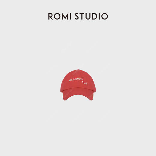 ROMI STUDIO“美式氛围"纯棉刺绣字母宽帽檐棒球帽子RWDLP32242 商品图1