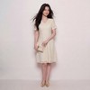 奢姿大码女装2026夏季减龄流苏蕾丝连衣裙胖妹妹V领轻奢时尚裙子9962872126 商品缩略图4