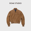 ROMI STUDIO进口羊反绒顶奢染色高质感皮夹克外套 RWDSWL2319 商品缩略图0