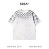 SDSA男装2026新款高贵轻奢潮牌时尚渐变印花圆领短袖T恤痞帅百搭 商品缩略图0