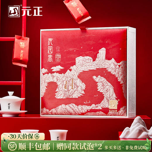 元正 沁园春礼盒 小种红茶特级武夷红茶送礼250g 商品图0