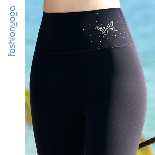 凡圣瑜伽凡圣瑜伽蝴蝶钻无裆线九分裤FC16906W 商品图9