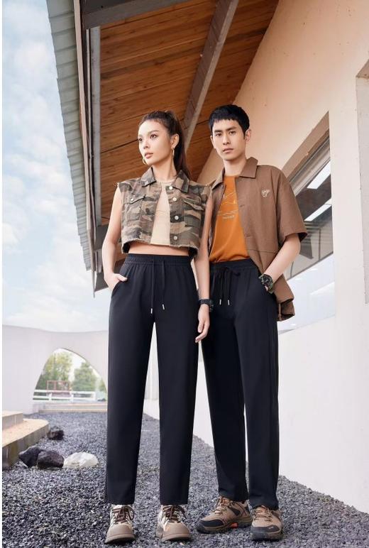 热卖中！！【黑科技芯片凉感 3.0】男女同款众优棉冰点胶囊裤 薄荷冰皮导汗透气速干直筒裤 精美礼盒包装 商品图5