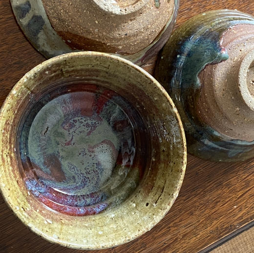 【苏州】日本中古粗陶器皿 带签章 X1523 商品图9