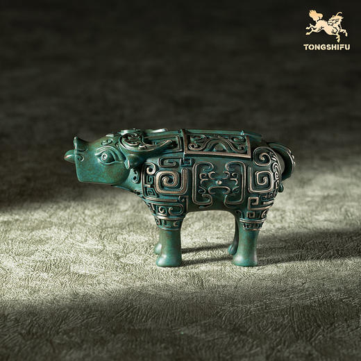 铜师傅 陕西历史博物馆系列《牛尊铜摆件》青铜摆件 商品图0