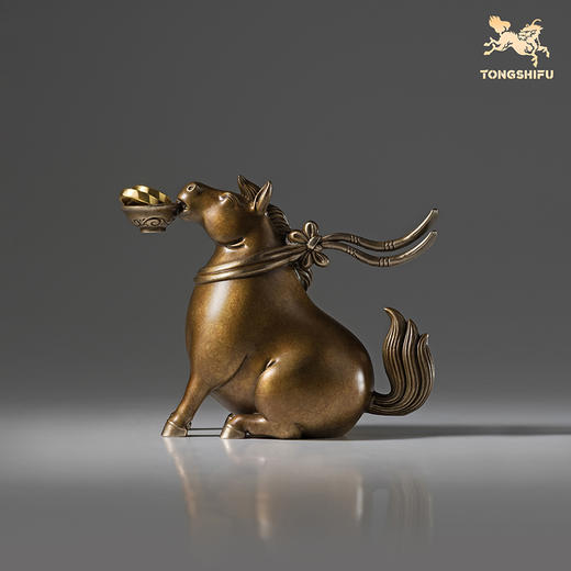铜师傅《立马发财铜摆件》《马上有钱铜摆件》陕西历史博物馆系列 商品图5