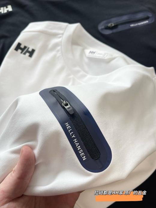 点此购买 海丽汉森夏季男士修身圆领短袖T恤 yw 342424 商品图8