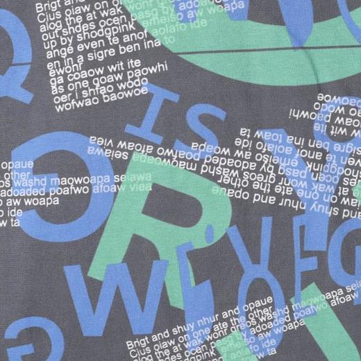 26T210SDSA男装2026新款高贵轻奢美式时尚满印字母设计圆领短袖T恤百搭 商品图2