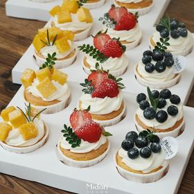 夏日水果多多纸杯蛋糕（6个装） | Midori