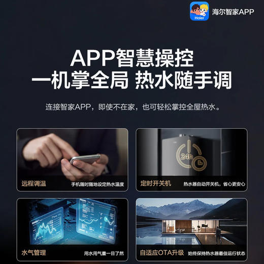 海尔（Haier）热水器 JSQ31-16KL7PROFU1 商品图9