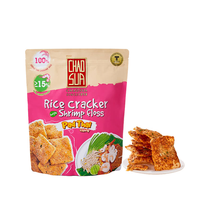 CHAOSUA泰国进口泰式虾松米饼280g 山姆会员店商品非商品原因不支持退款