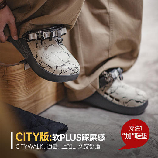 马登洞洞鞋男款2026春季新款户外包头半托两穿凉拖鞋勃肯厨师鞋子 商品图3