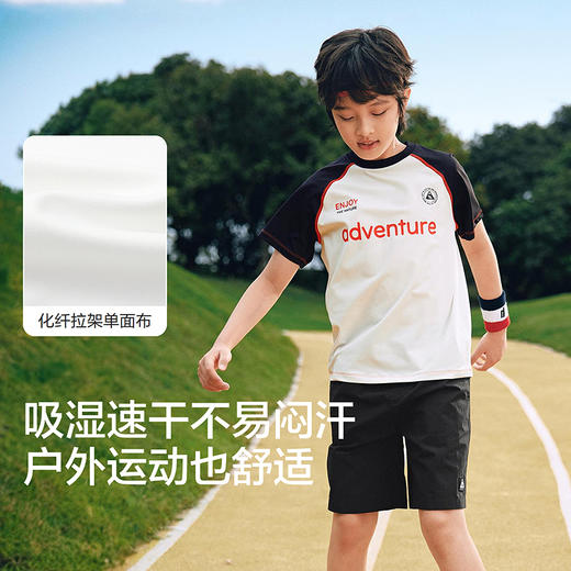 【balaOne】巴拉巴拉童装男童短袖t恤儿童2026新款夏吸湿速干上衣 商品图3