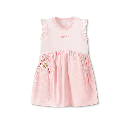 【balaOne】巴拉巴拉童装儿童公主连衣裙女童2026夏新款萌趣小熊 商品图4